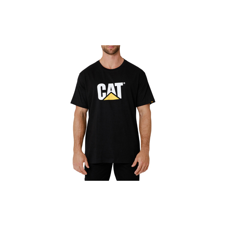 Caterpillar Tm Logo - Mens T-Shirts - Black - NZ (468FXYWID)